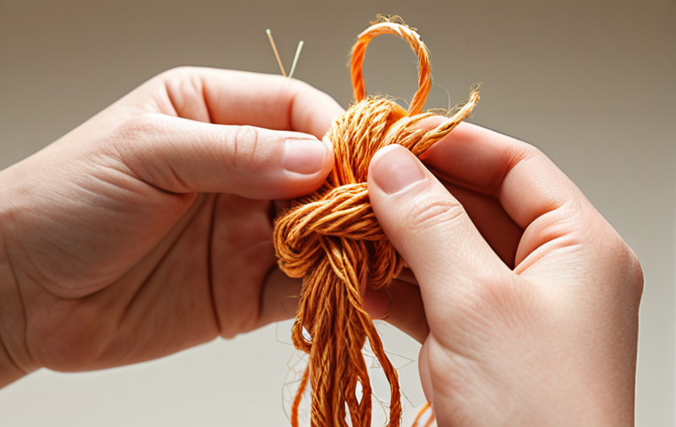 **

A person gently untangling a knotted thread, symbolizing resolving conflict with Nonviolent Communication (NVC). Focus on hands and the delicate thread, with a soft, warm color palette. Keywords: NVC, communication, empathy, resolution, understanding.

**